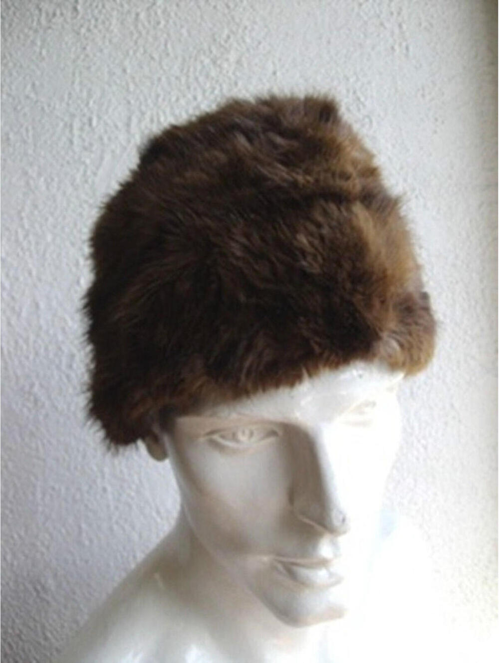 NEW BOAT STYLE MUSKRAT FULL FUR HAT FOR MEN MAN SZ 22"3/4 TO 23" 1/2